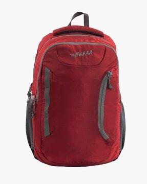 17" brand print laptop backpack