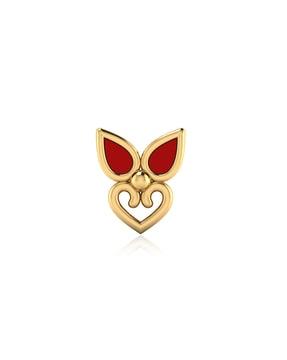 18 kt yellow gold nose pin