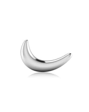18 kt white gold nose pin
