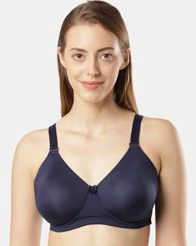 1829 wirefree padded soft touch microfiber elastane full coverage plus size bra with magic undercup