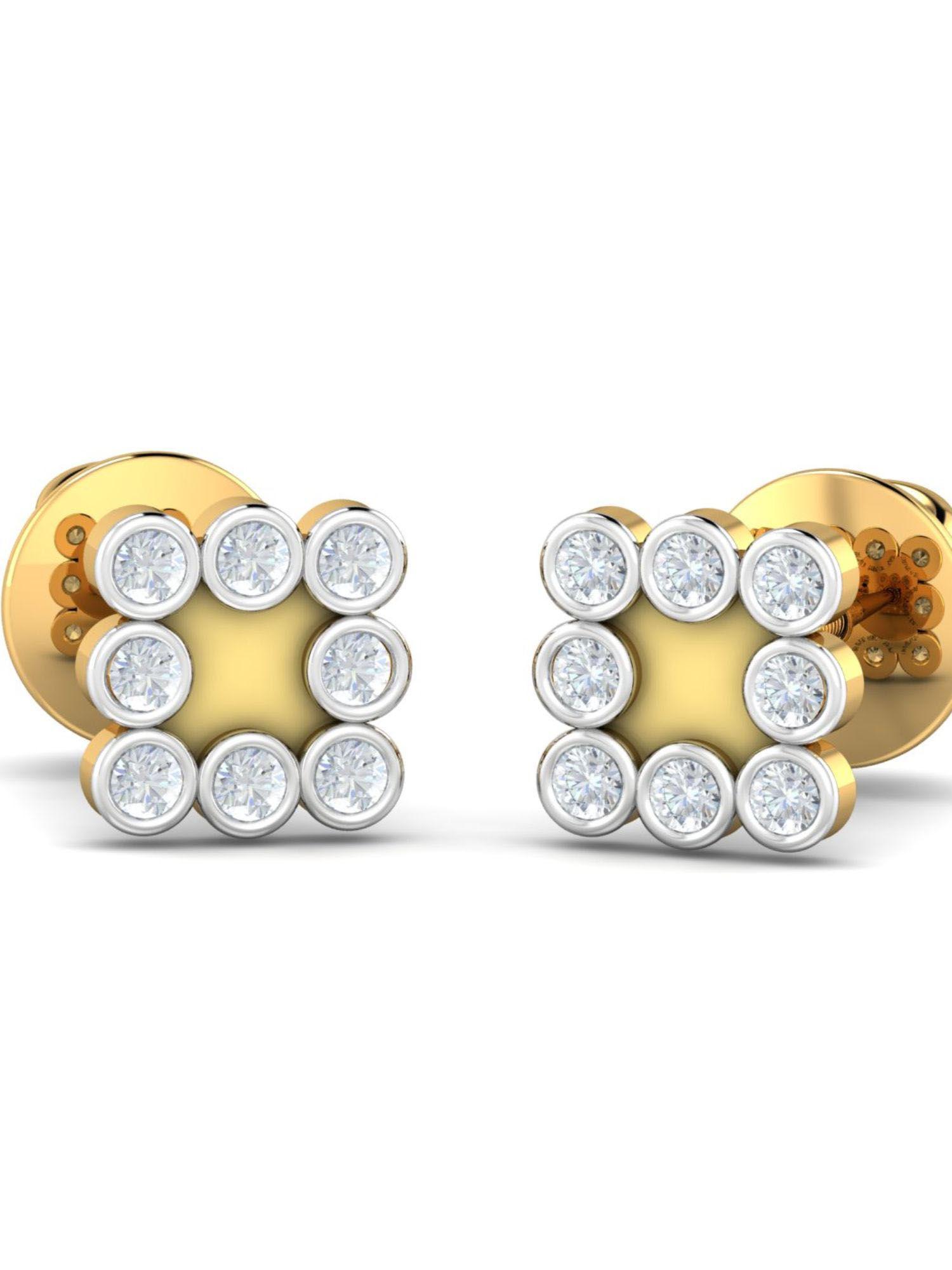 18k laura enamel earrings for women and girls