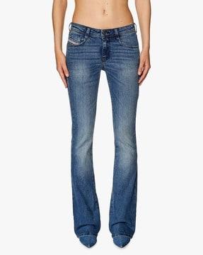 1969 d-ebbey flared low-rise jeans