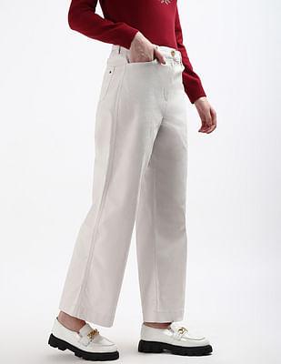 1985 modern wide leg cotton pants