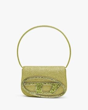 1dr- iconic shoulder bag in glitter fabric