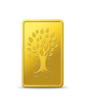 2 g 24k (999.9) kalpataru tree yellow gold coin