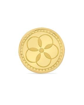 2 gram 24 karat (999) flower gold coin