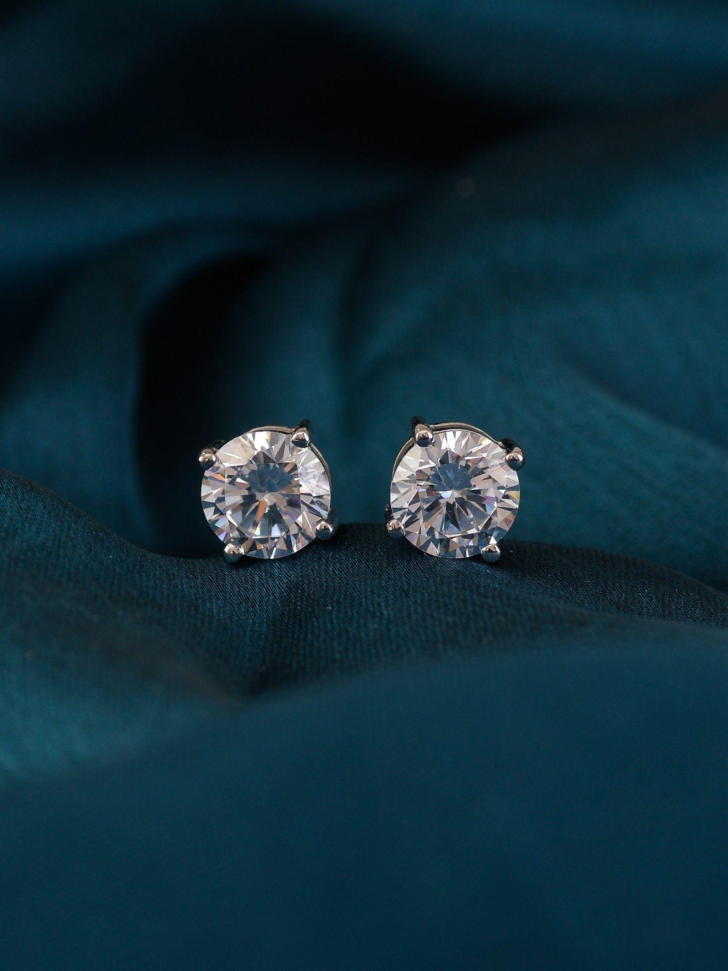 2 carat solitaire everyday studs