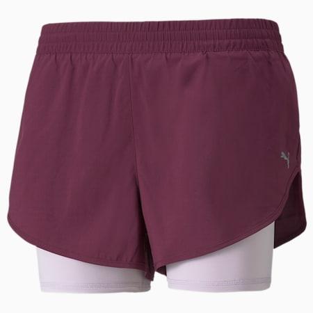 2-in-1 run women's performance shorts