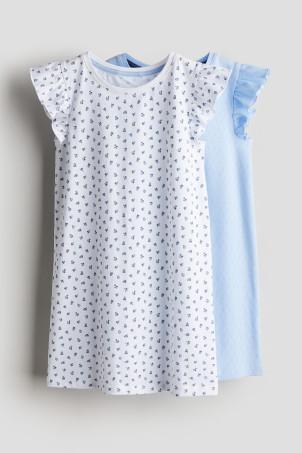 2-pack cotton jersey nightdresses