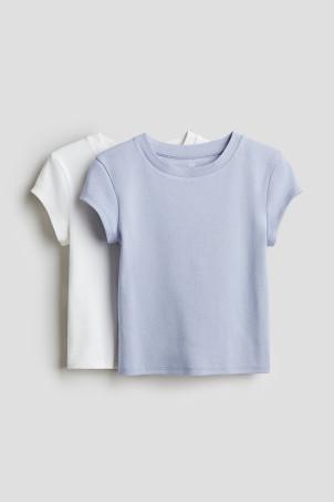 2-pack cotton jersey tops