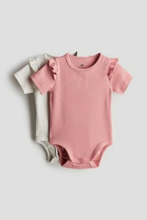 2-pack pointelle bodysuits