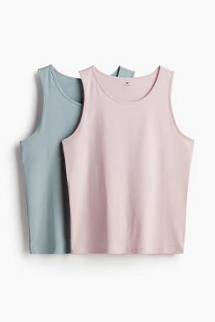 2-pack regular fit vest tops