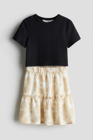 2-piece top and skirt set