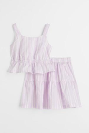 2-piece cotton poplin set