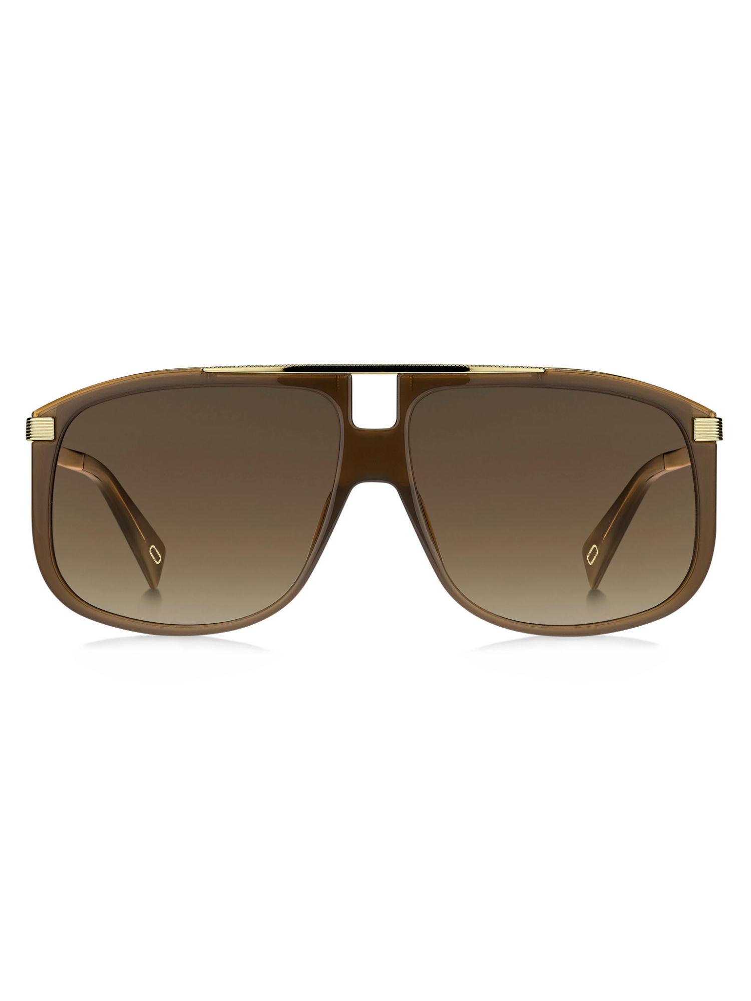 20049710a60ha men square shape brown lens sunglasses