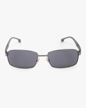202759 full-rim polarised rectangular sunglasses