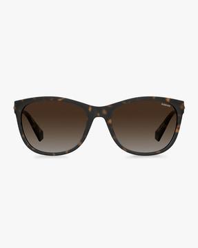 203422 polarized tortoiseshell rectangular sunglasses