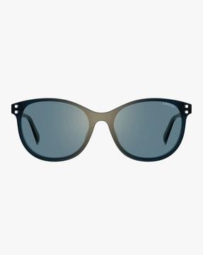 203440 full-rim uv-protected oval sunglasses
