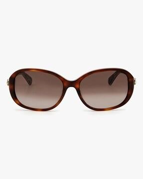 203550 gradient oval sunglasses