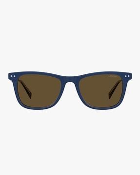 204333 full-rim uv-protected square sunglasses