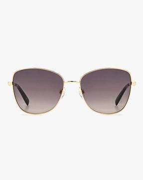 204647 full-rim sunglasses with metal frame