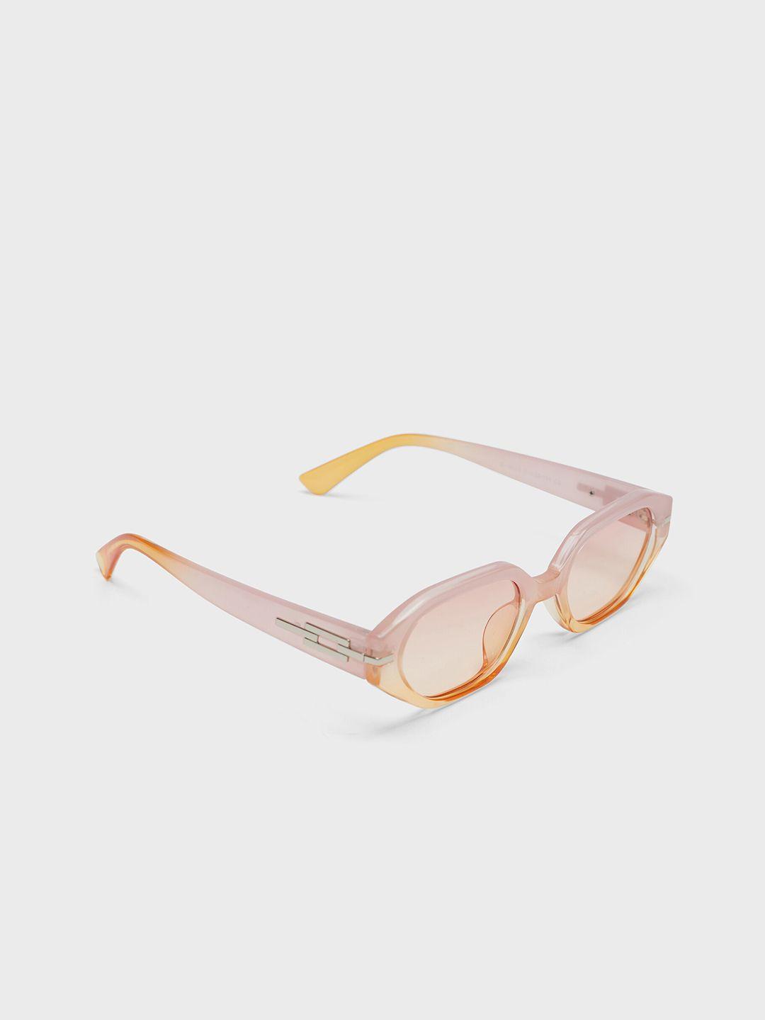 20dresses women oval acrylic sunglasses with regular lens sg010812