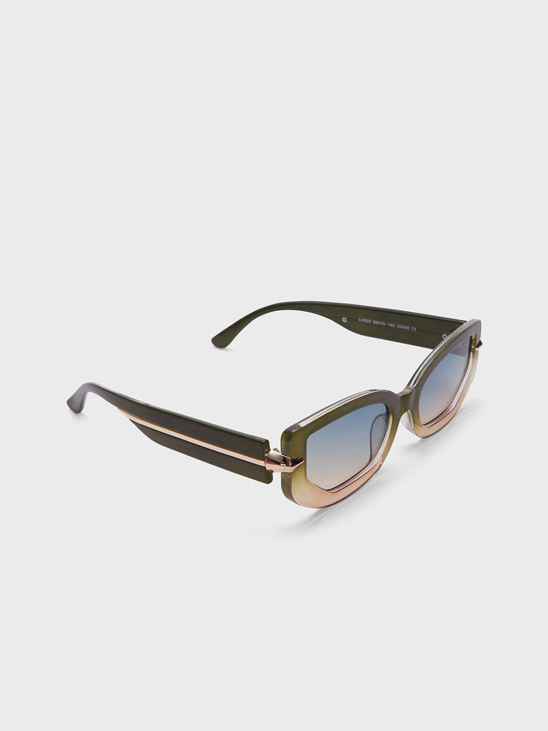 20dresses women rectangular acrylic sunglasses with regular lens sg010766