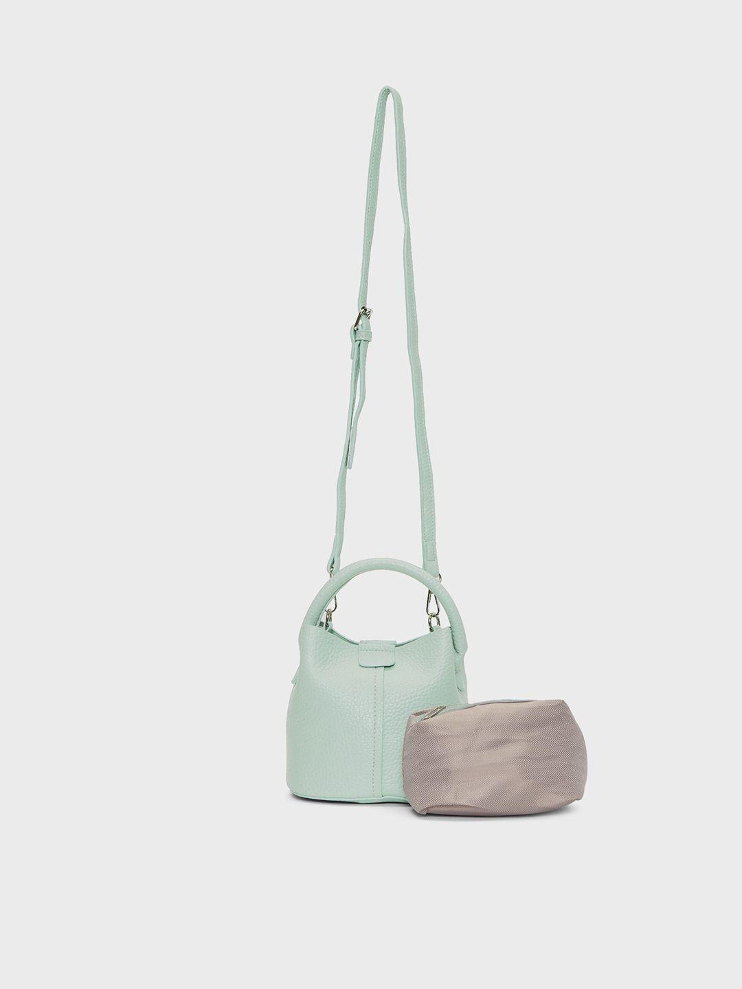 20dresses textured handheld bucket bag