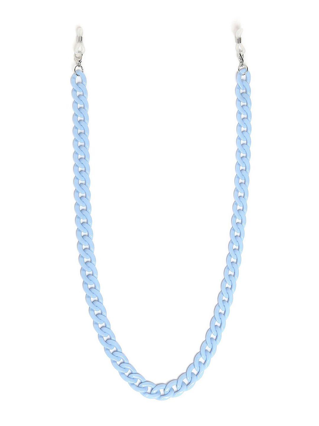 20dresses women blue stylish link mask chain