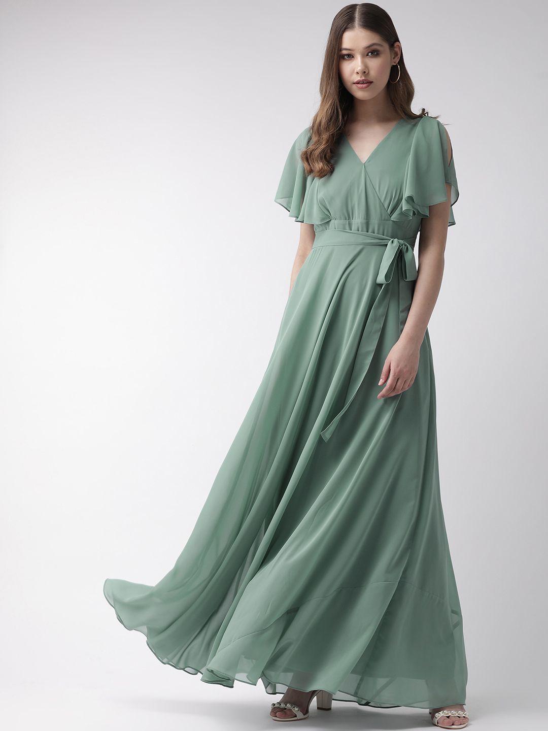 20dresses women mint green solid maxi dress