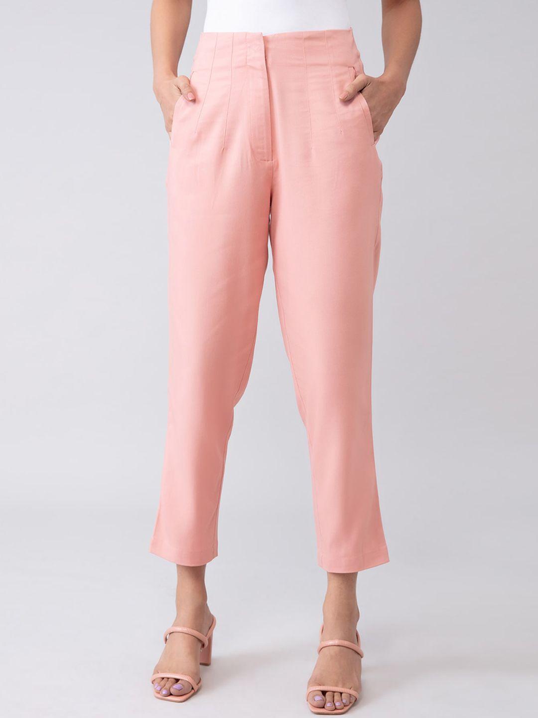 20dresses women pink loose fit trousers