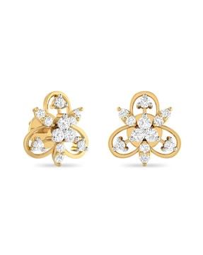 22 kt the artur yellow gold studs