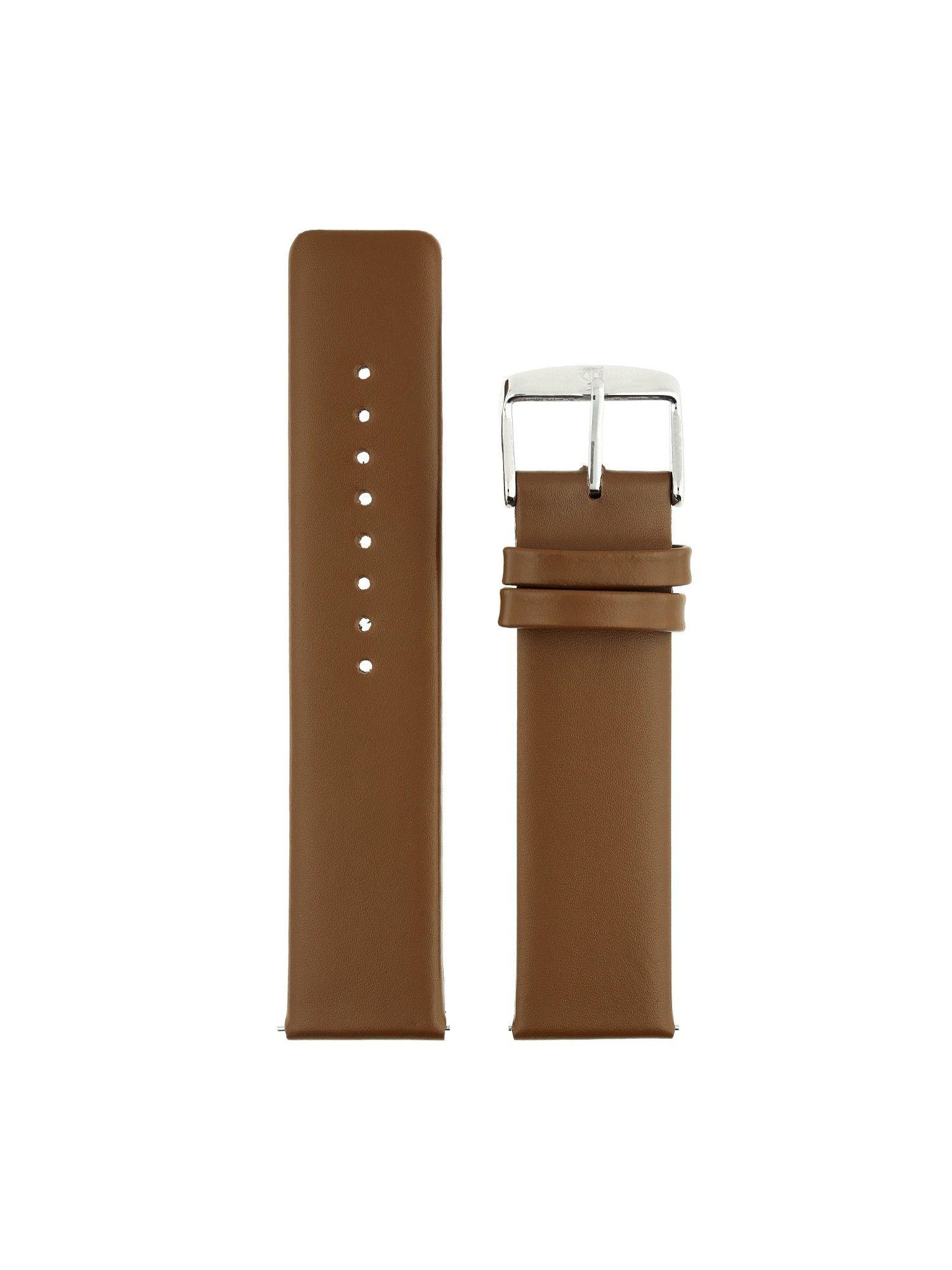 22 mm brown genuine leather strap for men nf109067022sq-p