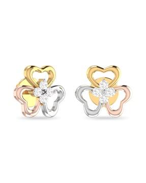 22 kt the aengus yellow gold studs