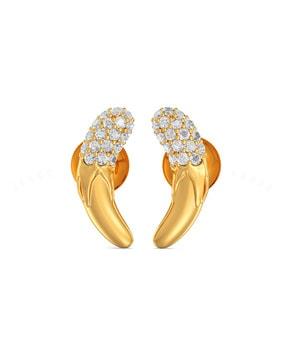 22 kt yellow gold studs