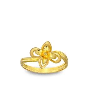 22kt (916) yellow gold floral ring