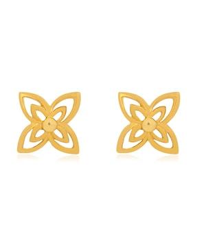 22kt the alokya yellow-gold earrings