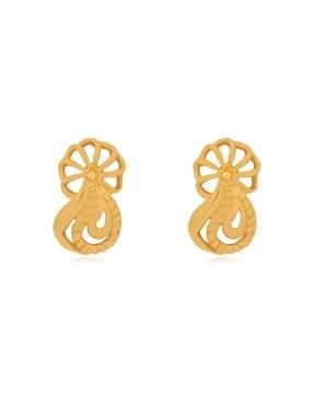 22kt the ambala yellow-gold earrings
