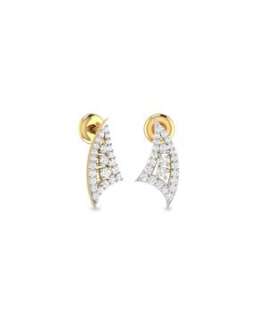 22kt the zena yellow-gold earrings