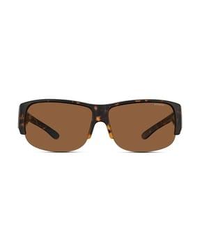 233718 half-rim uv-protected wayfarer sunglasses