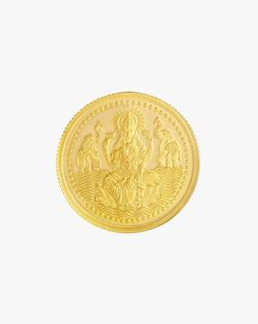 24k 999 5 gms laxmi gold coin