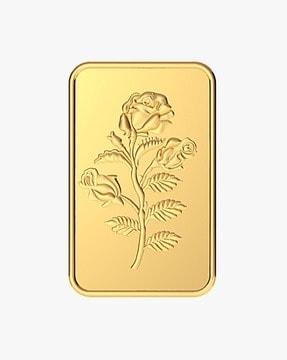 24k 999 5 gms rose gold bar