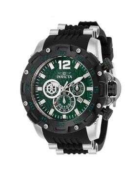 26405 men chronograph wrist watch with metal strap