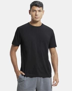 2714 super combed cotton rich round-neck half sleeve t-shirt