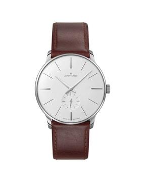 27320002 men analogue wrist watch with leather strap