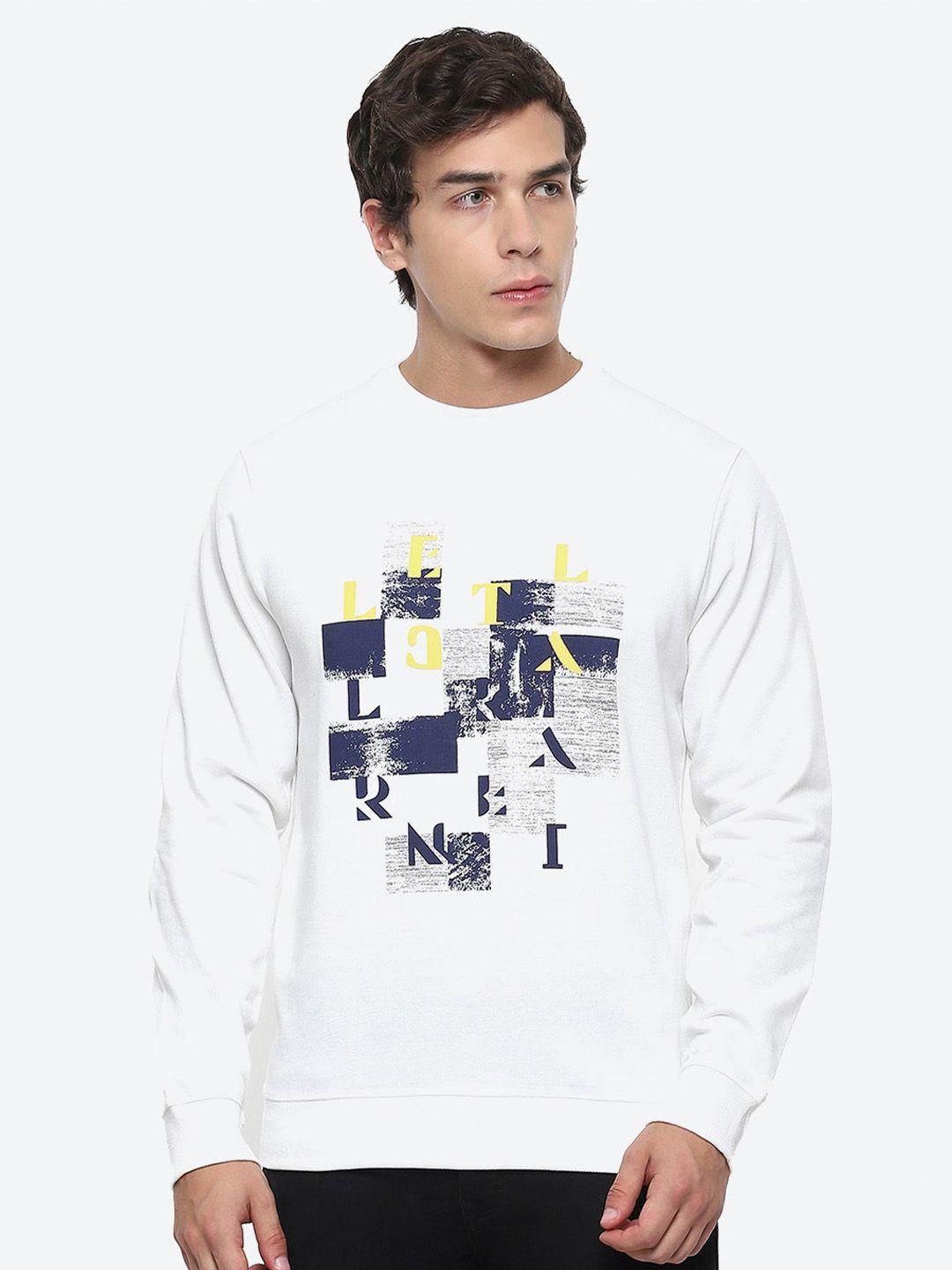 2bme graphic printed cotton sweatshirt