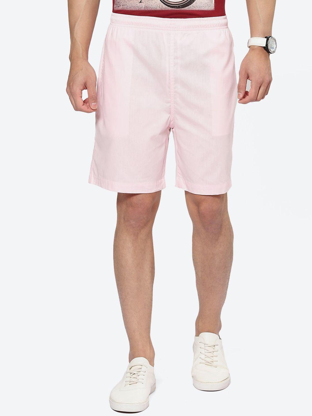 2bme men mid-rise cotton shorts