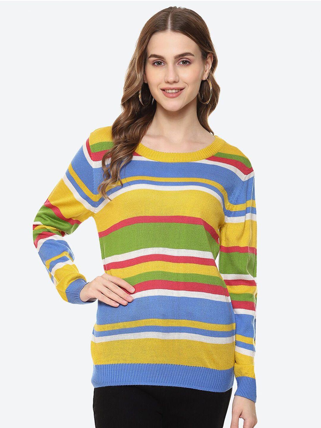 2bme striped pullover sweater