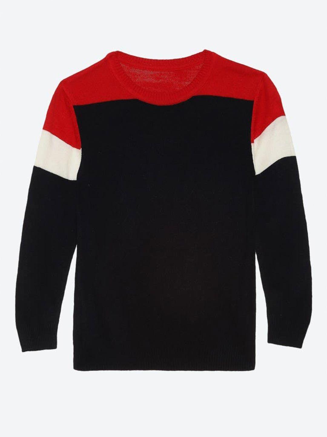 2bme boys colourblocked acrylic pullover