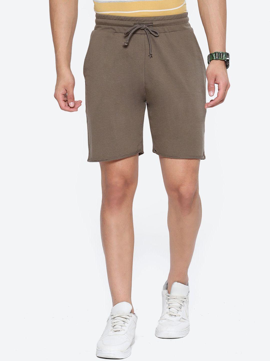 2bme men mid-rise cotton shorts